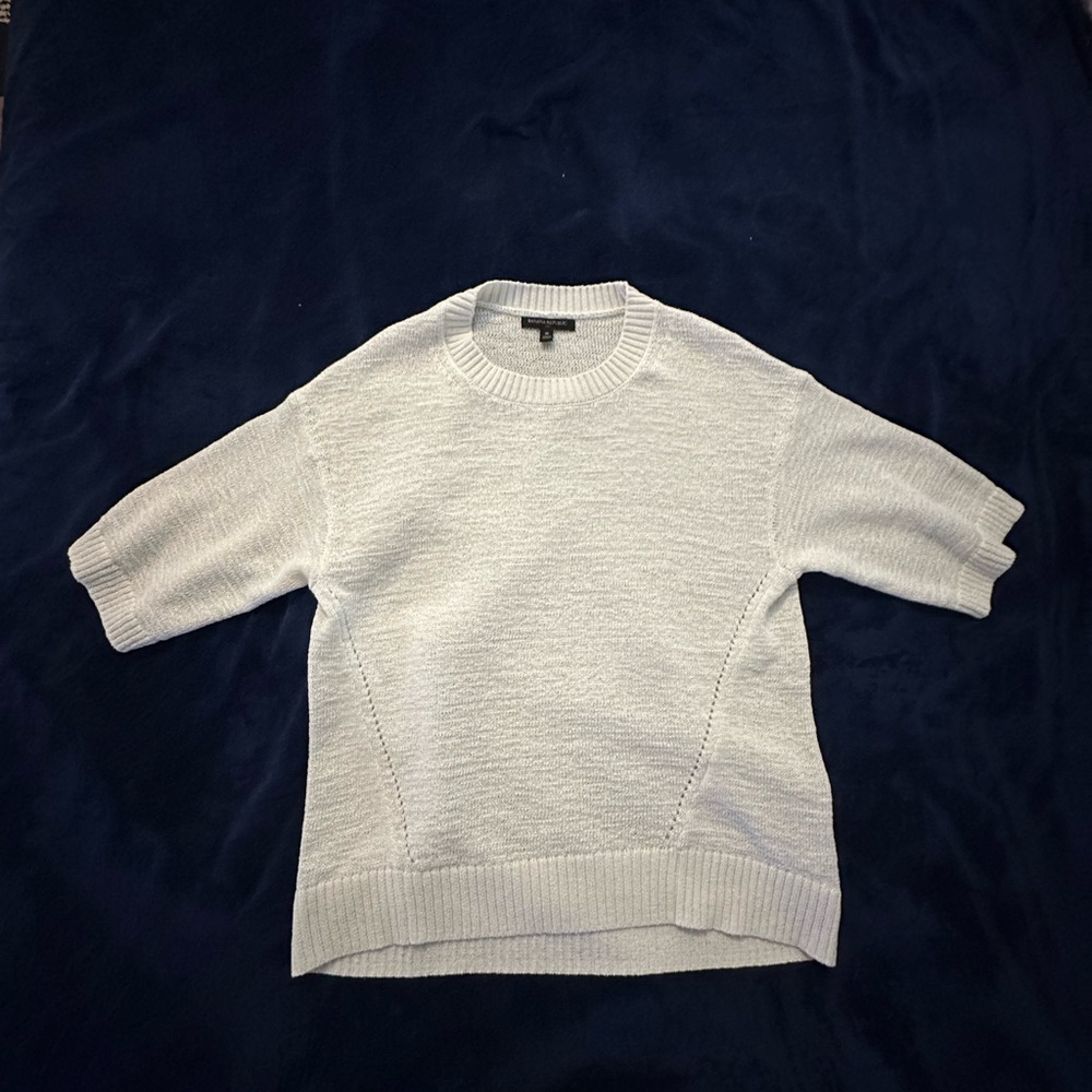 Banana Republic Cream Knit Sweater